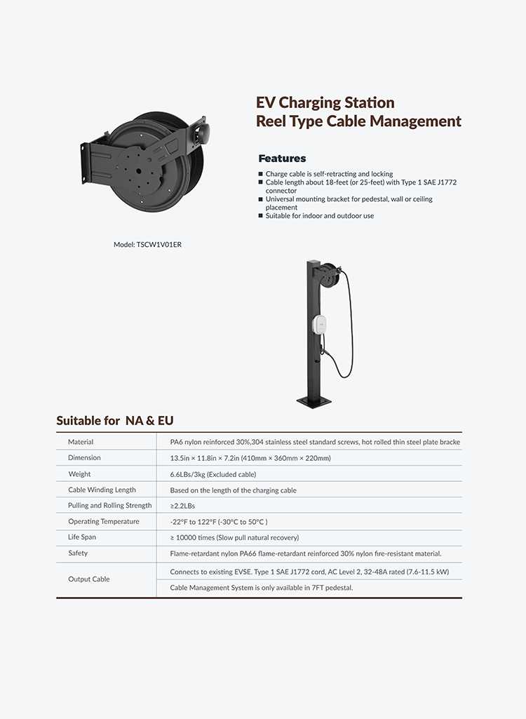 EV Charging Station Retractor